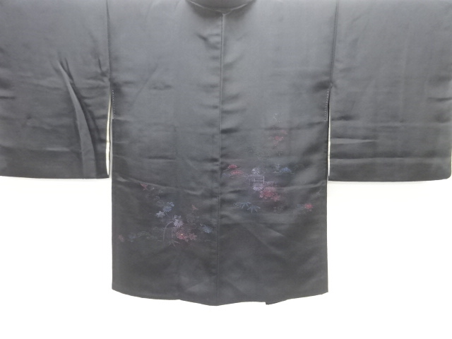 花模様織出し絵羽織